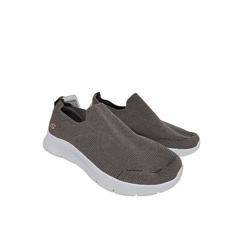 Skechers Go Walk Slip-On Casual Shoes Taupe White 216490 Size 12 EW